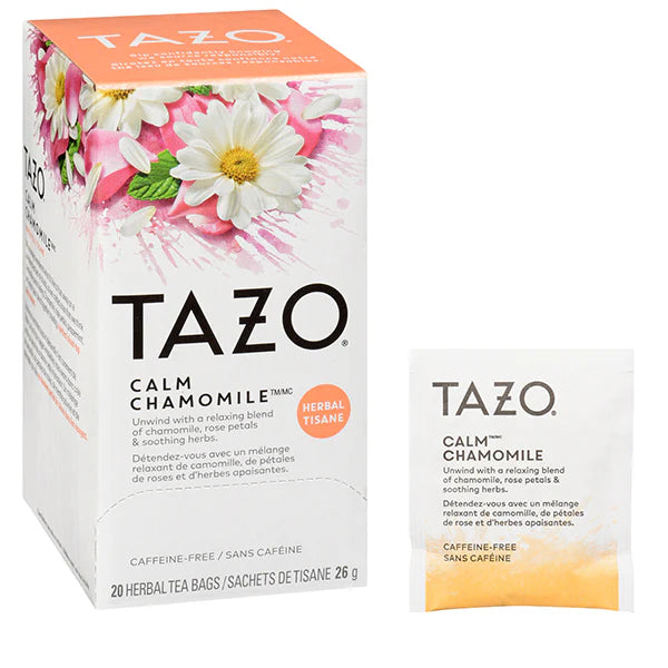 Tazo - Calm Chamomile Herbal Tea - 6 x 20 Ct