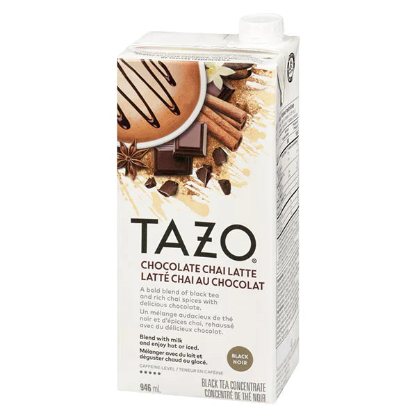 Tazo - Chocolate Chai Latte Black Tea Concentrate - 6 x 946 ml