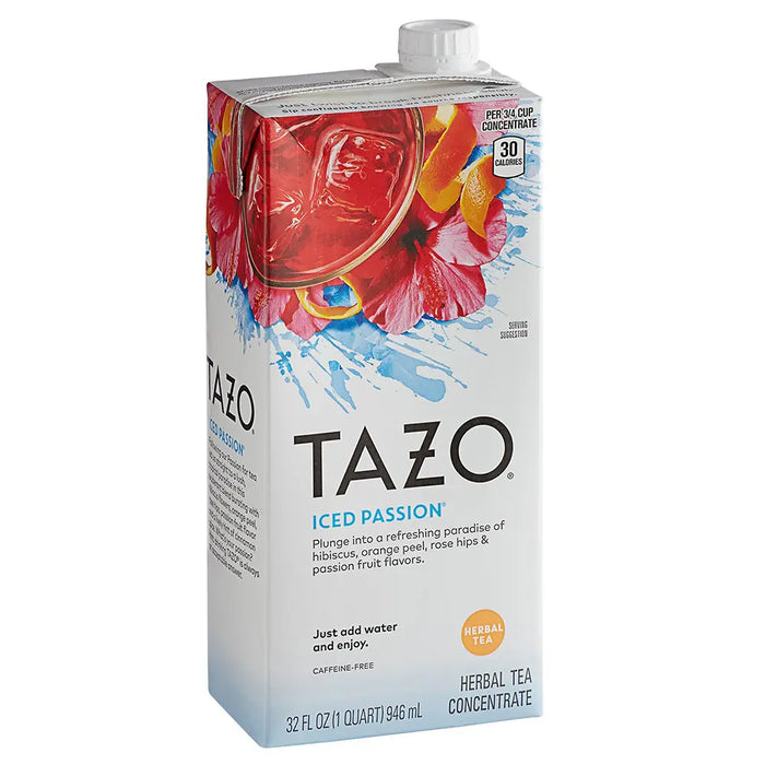 Tazo - Concentrated Passion Iced Herbal Tea - 32 Oz