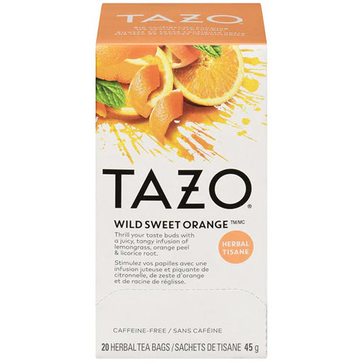 Tazo - Wild Sweet Orange Herbal Tea - 6 x 20 Ct