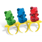 Teddy Pop - Lollipop Ring Sucker Pops - 24 x 15g