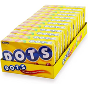 Tootsie - Dots Assorted Fruit Flavored Gumdrops Theatre Box 6.5 Oz - 12 x 184g