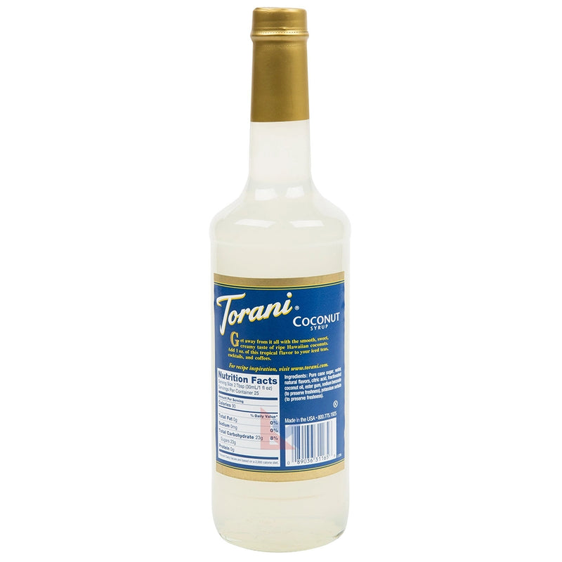 Torani - Coconut Syrup - 750 ml