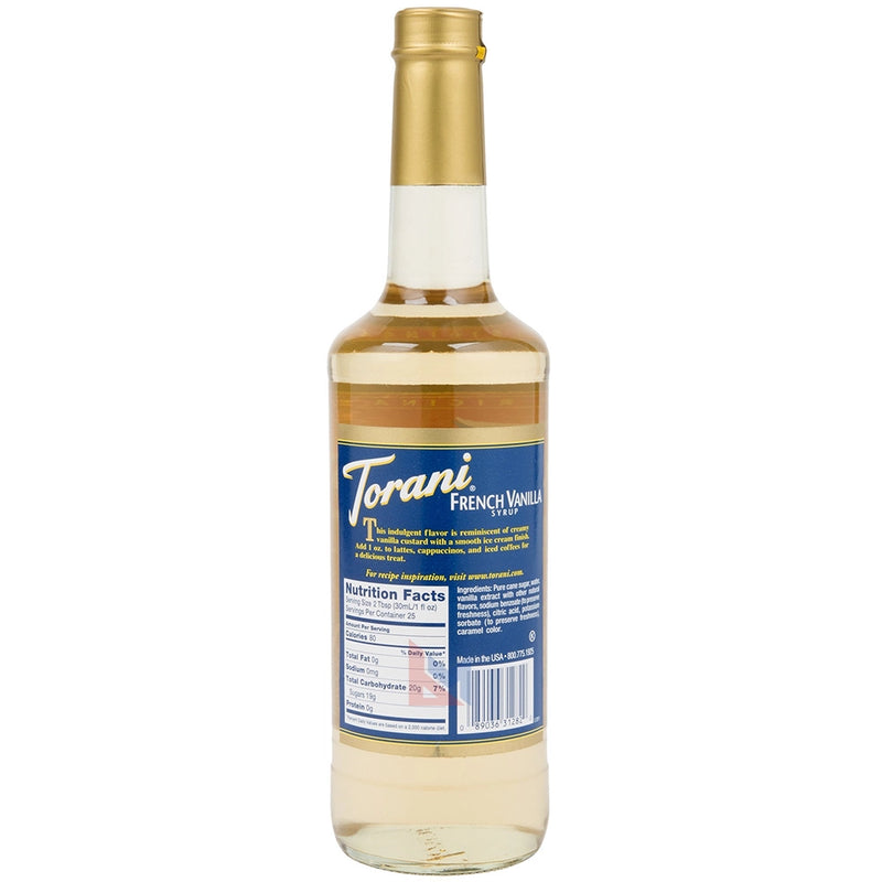 Torani - French Vanilla Syrup - 750 ml