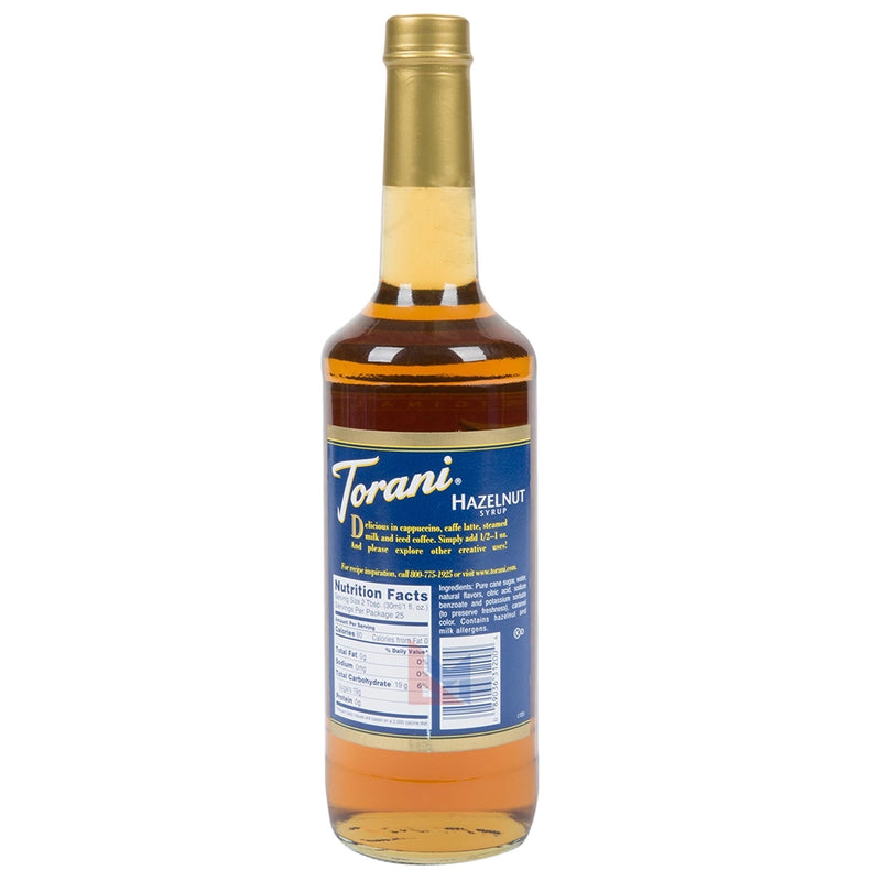 Torani - Hazelnut Syrup - 750 ml