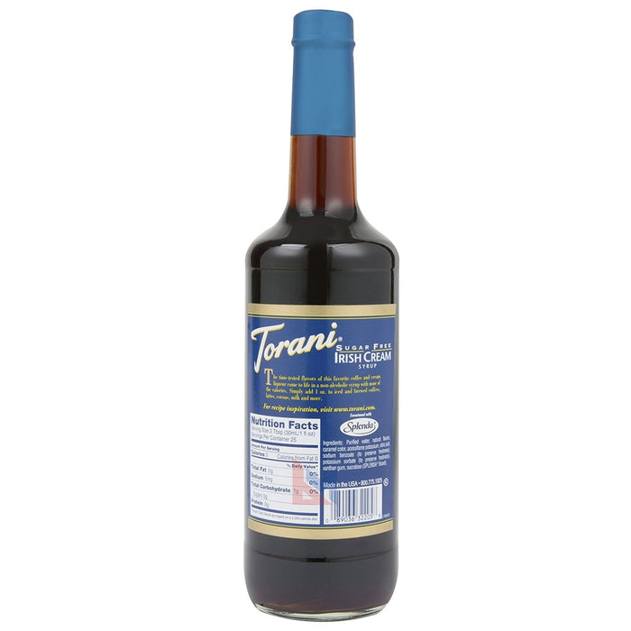 Torani - Sugar Free Irish Cream Syrup - 750 ml