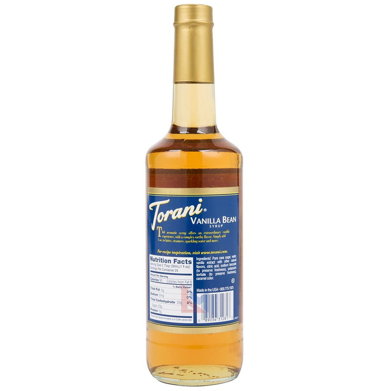 Torani - Vanilla Bean Syrup - 750 ml