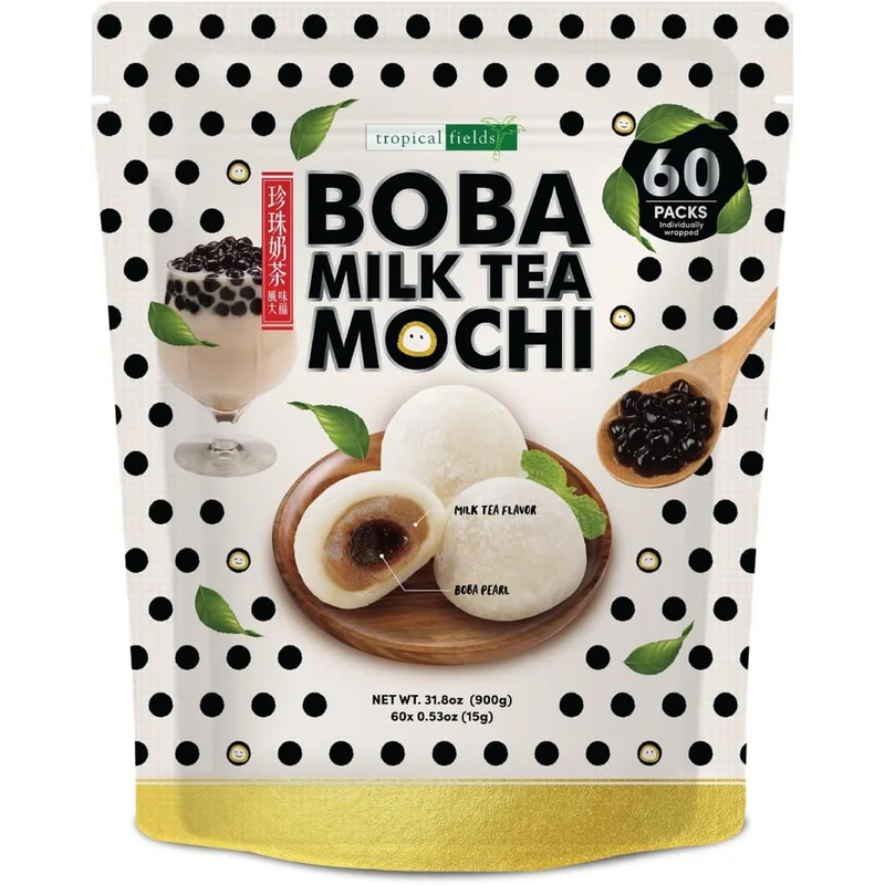 Tropical Fields - Boba Milk Tea Mochi - 178g