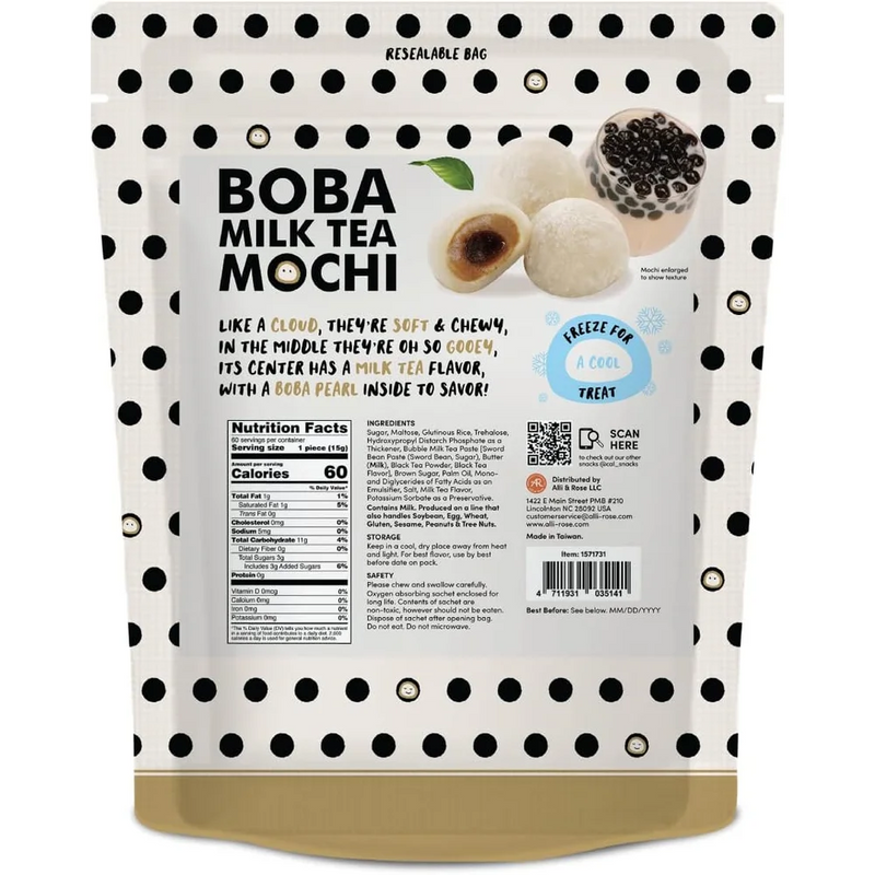 Tropical Fields - Boba Milk Tea Mochi - 178g