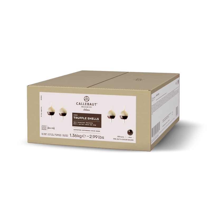 Callebaut - Truffle Shells Dark - 504 Pcs
