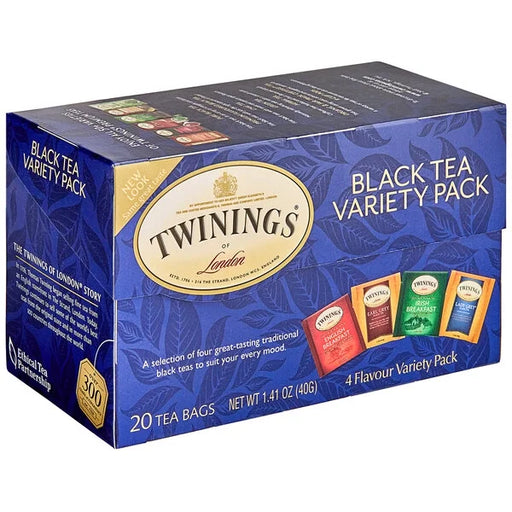 Twinings  - Black Tea Variety Pack Tea Bags - 6 x 20 Ct