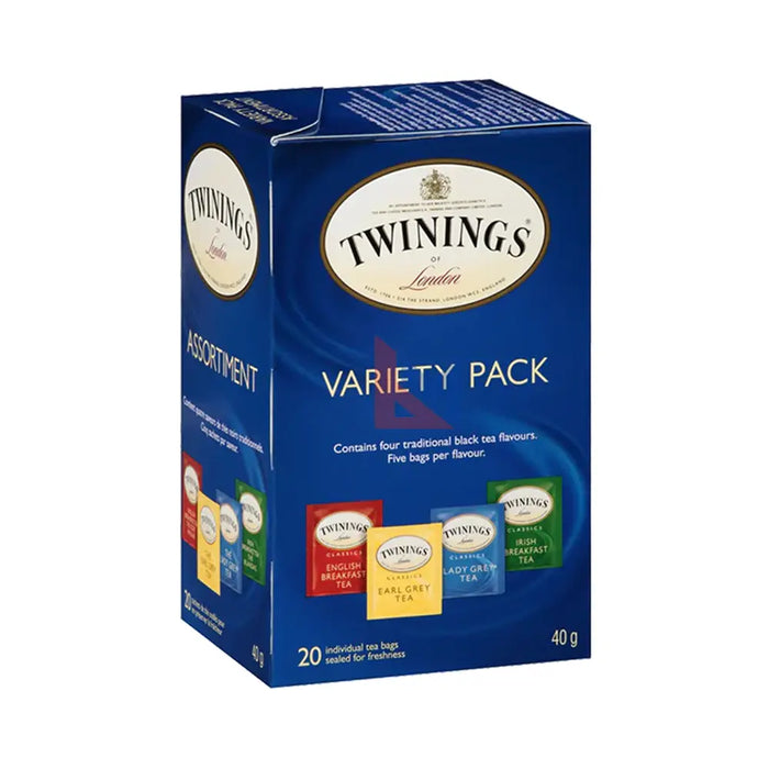 Twinings  - Black Tea Variety Pack Tea Bags - Pack Of 20