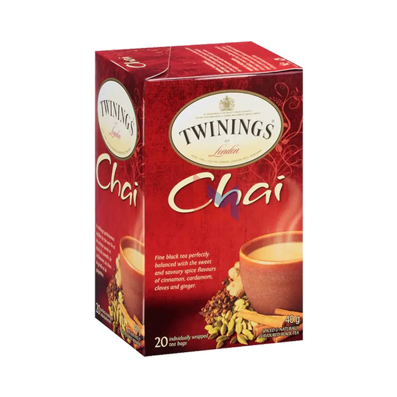 Twinings - Spiced Black Chai Tea - 6 x 20 Ct