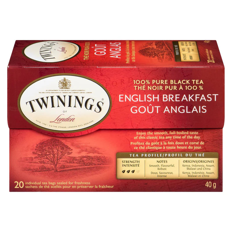 Twinings  - English Breakfast Tea - 6 x 20 Ct