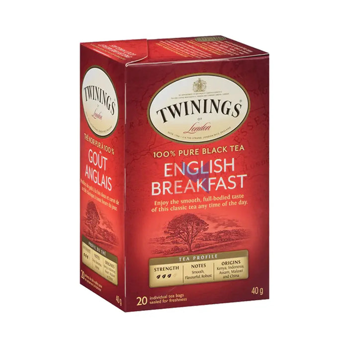 Twinings  - English Breakfast Tea - Pack Of 20