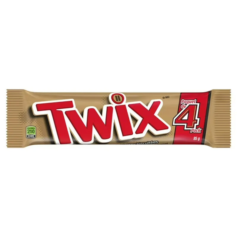 Twix - King Size Cookie Chocolate Candy Bar - 24 x 85g