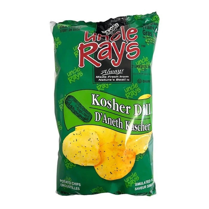 Uncle Ray's Kosher Dill Chips  130g