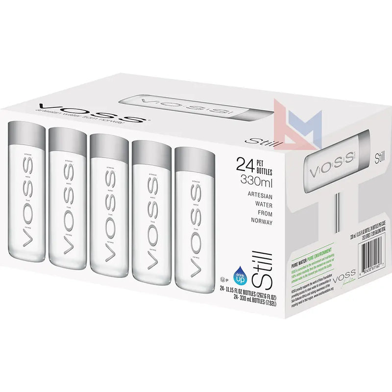 VOSS - Artesian Still Water Plastic Bottle - 24 x 330 ml