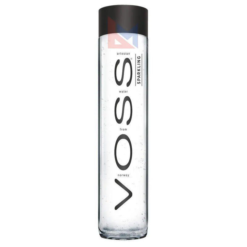 VOSS - Sparkling Artesian Water Glass Bottle - 12 x 800 ml