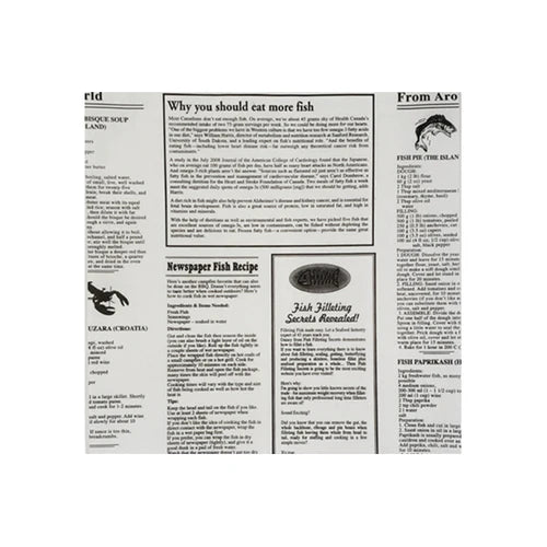 Newsprint Food Paper Sheets,