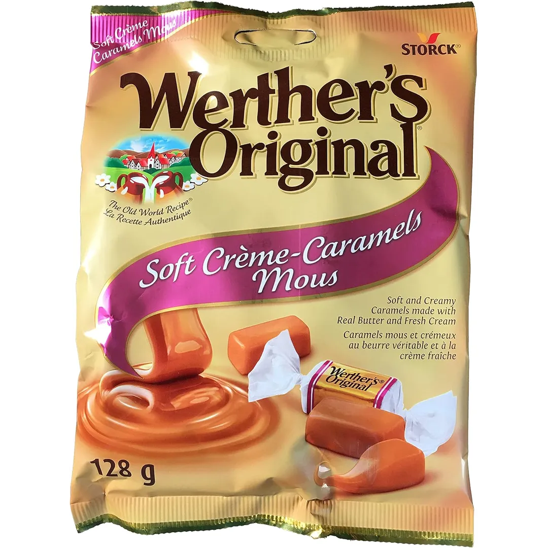 Werther's Original Soft Creme Caramels 3 x 128g, Wholesale Candy at ...