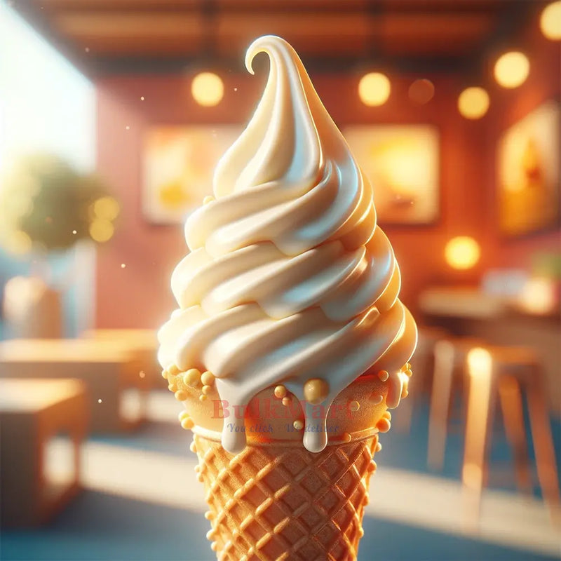 White Chocolate Cone Dip Topping