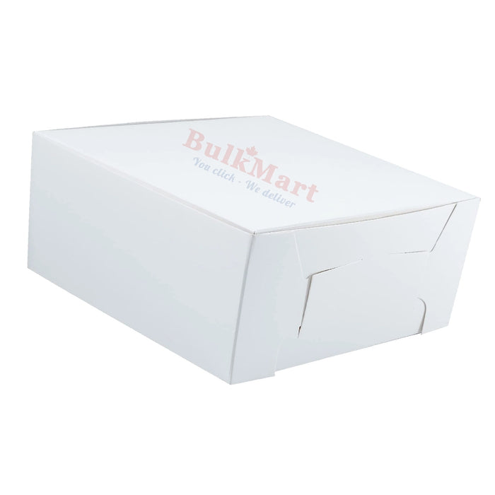 White cake box 10x10x5