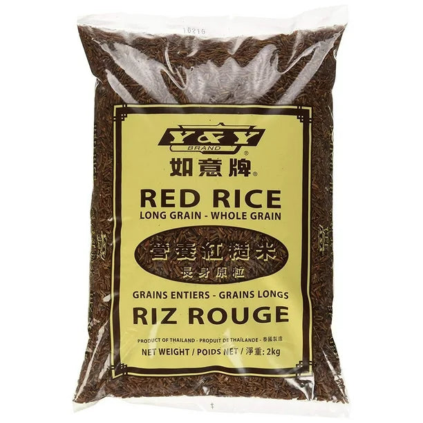 Long Grain, Whole Grain Red Rice - 6 x 2 Kg