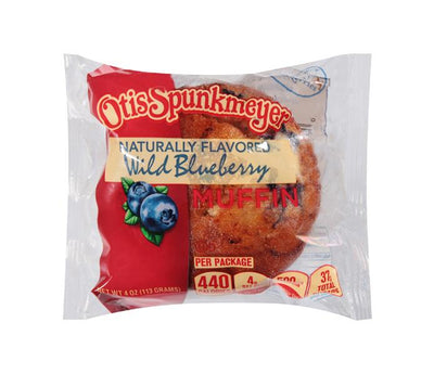 Wild Blueberry Muffins Individually Wrapped - 24 x 4 Oz