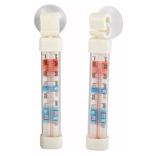 Winco - Refrigerator / Freezer Thermometer With Suction Cup - Each