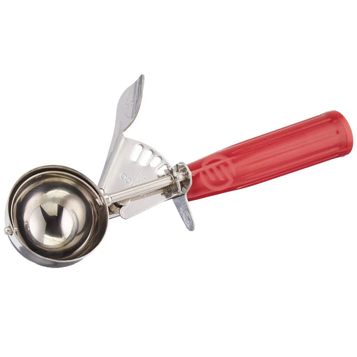 Winco Ice Cream Disher With Red Handle - Each