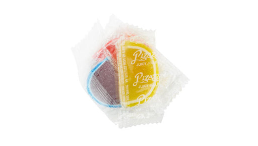 Wrapped Fruit Flavored Jelly Slices Bulk Gummies - 20 Lbs
