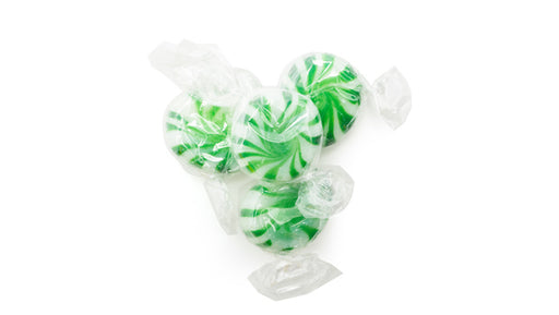 Wrapped Green Pinwheels Mint Candy Bulk Hard Candy - 12 Kg