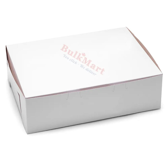 E.B. Box - Half Slab Cake Box 17" x 12" x 6" White - 50/Pack