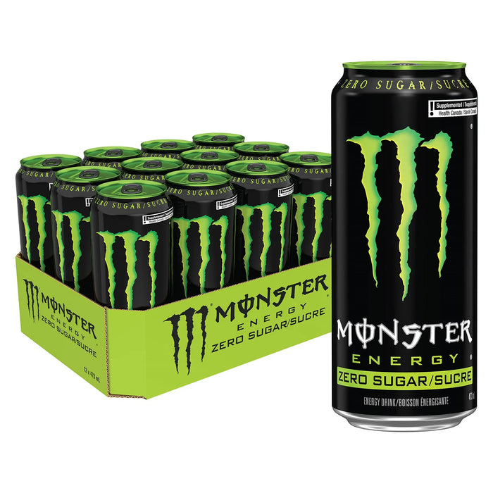 Monster Energy - Absolutely Zero - 12 x 473 ml