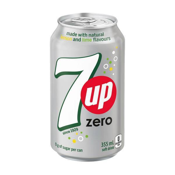 7Up - Zero Soda - 12 x 355 ml - Bulk Mart