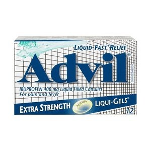 Advil - Extra Strength 400 mg Ibuprofen Liquid Gel Capsules - 12 Count