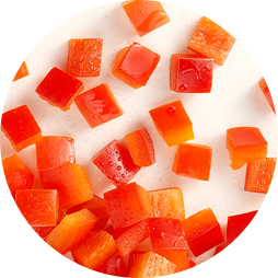 Alasko - Red Pepper Diced 50710 - 2 Kg