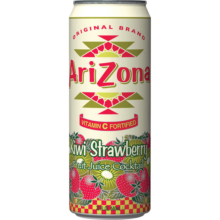 Arizona - Cocktail de jus de fruits kiwi fraise - 24 x 680 ml