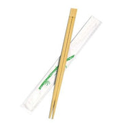 Bamboo Chopsticks Individually Wrapped - 30 x 100/Case