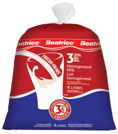 Beatrice - 3.25% Homogenized Milk - 4 L