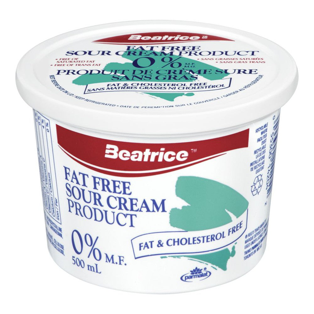 Beatrice Sour Cream Fat Free 500 ml Bulk Mart Canada