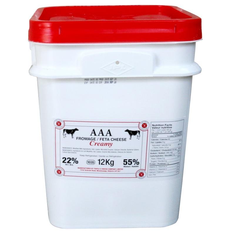 AAA - Creamy Feta - 11 Kg - Bulk Mart