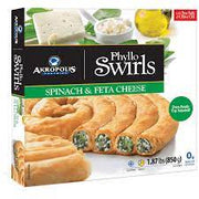 Akropolis - Spinach Swirls - 40 x 140 g - Bulk Mart
