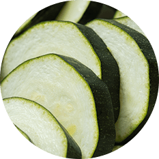 Alasko - Crinkle Cut Zucchini Quarters 50840 - 6 x 2 Kg - Bulk Mart