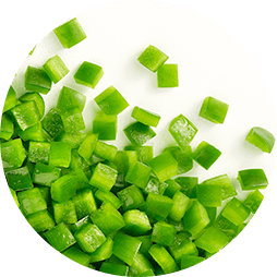 Alasko - Green Pepper Diced 50700 - 2 Kg - Bulk Mart