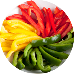 Alasko - Mixed Peppers Red, Yellow, Green 00760 - 10 x 1 Kg - Bulk Mart