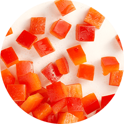 Alasko - Red Pepper Diced 50710 - 6 x 2 Kg - Bulk Mart