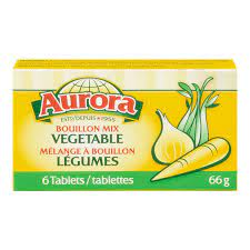Aurora - Vegetable Bouillon Cube - 66 g - Bulk Mart