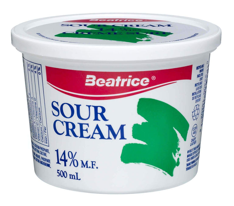 Beatrice - Sour Cream 14% - 500 ml - Bulk Mart